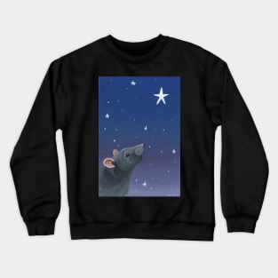 Stargazing Rat Crewneck Sweatshirt